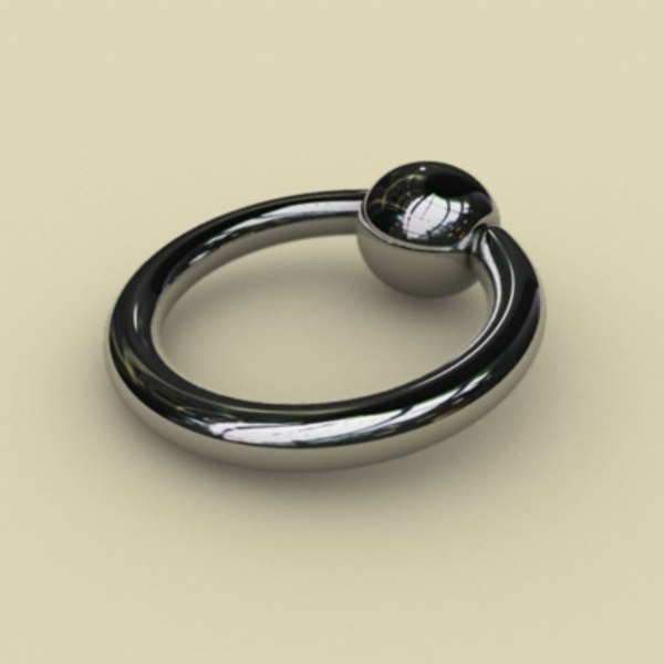 maya ball closure ear ring