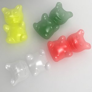 3ds max candy gummi bear
