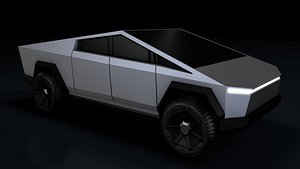 3D tesla cybertruck model