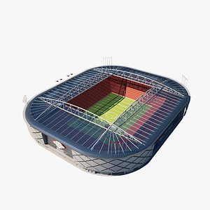 soccer arena 3d max