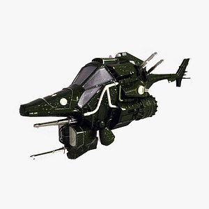 Sci fi Helicopter Fighter