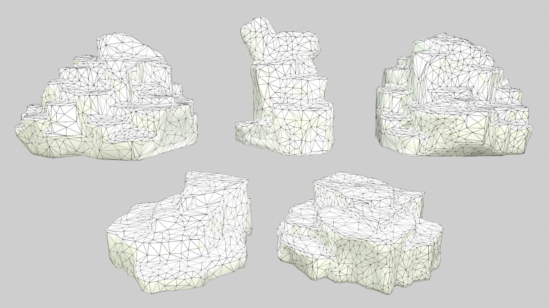 Stone rock model - TurboSquid 1695478