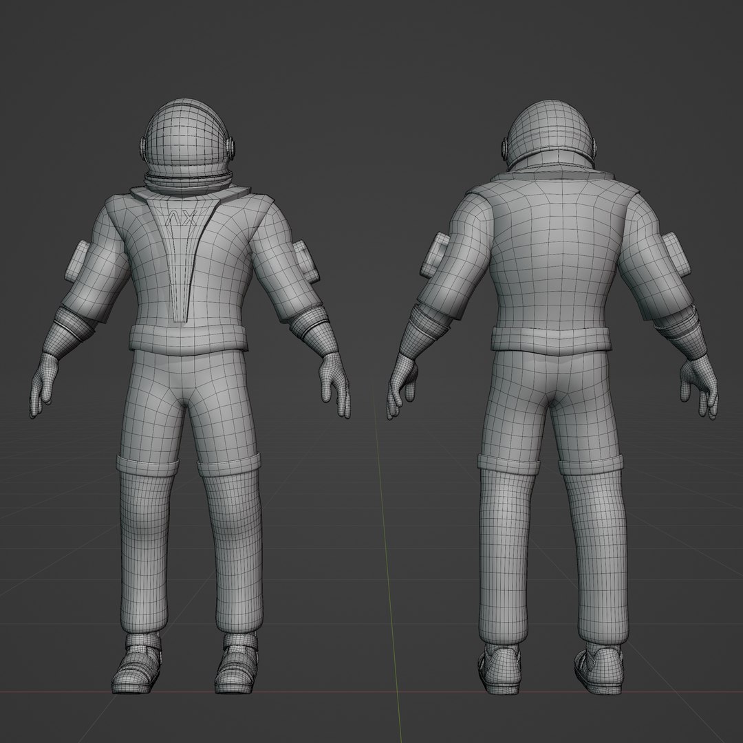 3D Cel Shaded Astronaut model - TurboSquid 2114293