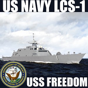 US Navy Littoral Combat Ship LCS-1 Freedom MAX