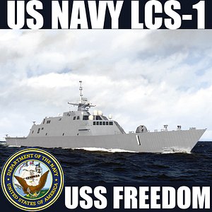 US Navy Littoral Combat Ship LCS-1 Freedom MAX
