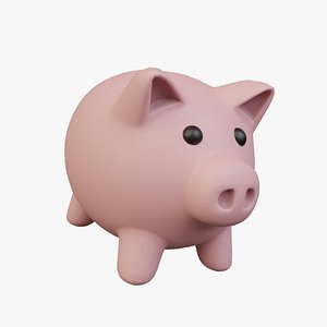 3D Piggy Bank model