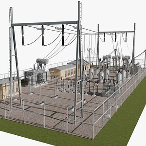 Substation 3D Models for Download | TurboSquid