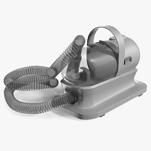 3D model Professional Pet Grooming Vacuum Grey