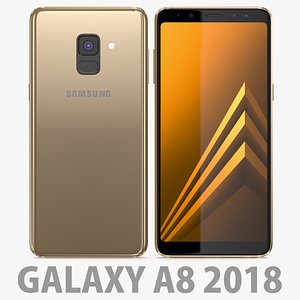 3D model samsung galaxy a8