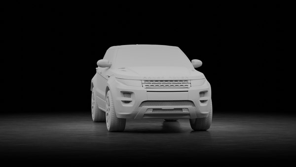 3D model Range-Rover Evoque 2012