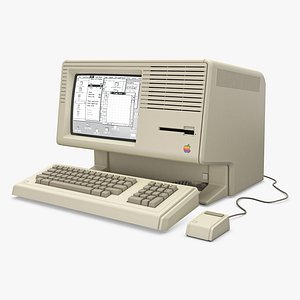 3D Apple Lisa 2 Macintosh XL 1984-1986 PC with Keyboard and Mouse M 1 model