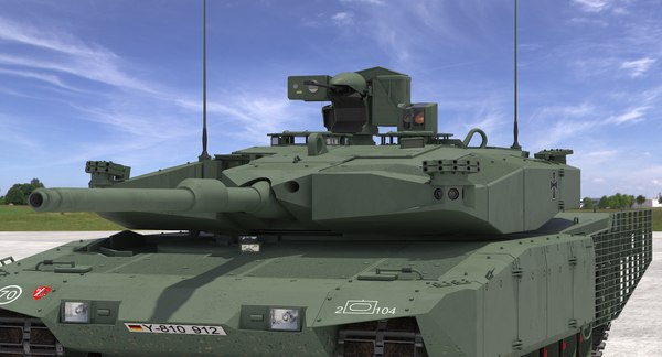 leopard 2 mbt revolution 3d model