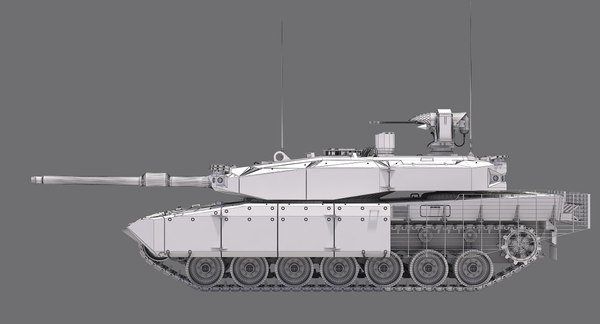 leopard 2 mbt revolution 3d model