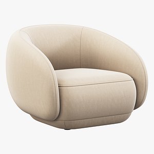 3D Bolzano armchair by Boconcept model