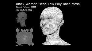 Black Woman 3D model