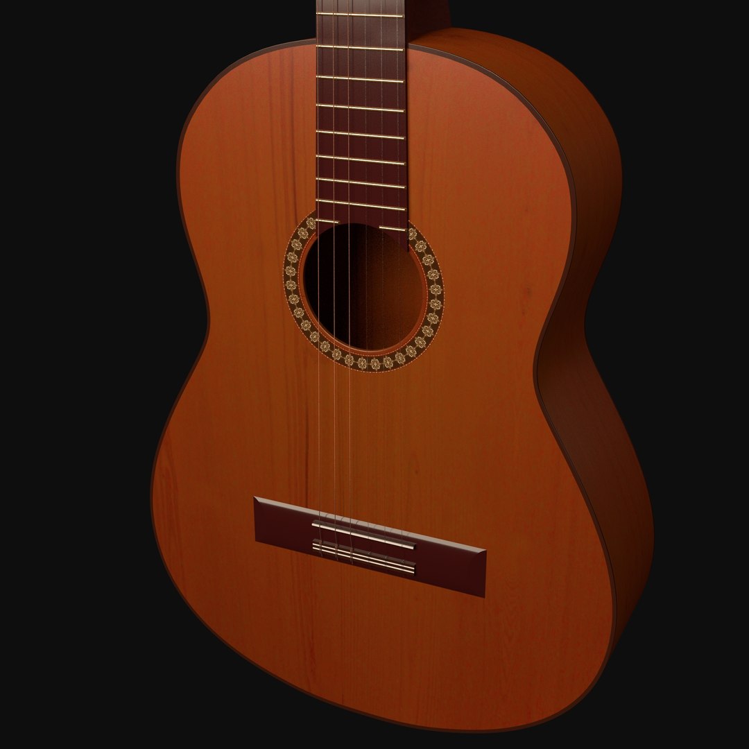 3D classical acoustic guitar https://p.turbosquid.com/ts-thumb/EF/eB2pVr/TcMA403X/0008/jpg/1494170427/1920x1080/fit_q87/6d3d3a13e7ff299dd60b5194fc5e84050c80b317/0008.jpg