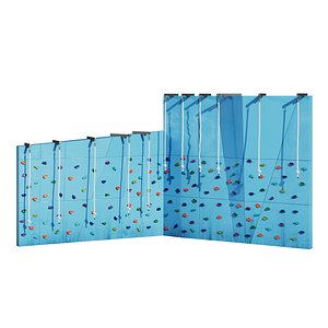 3D Climbing Wall model