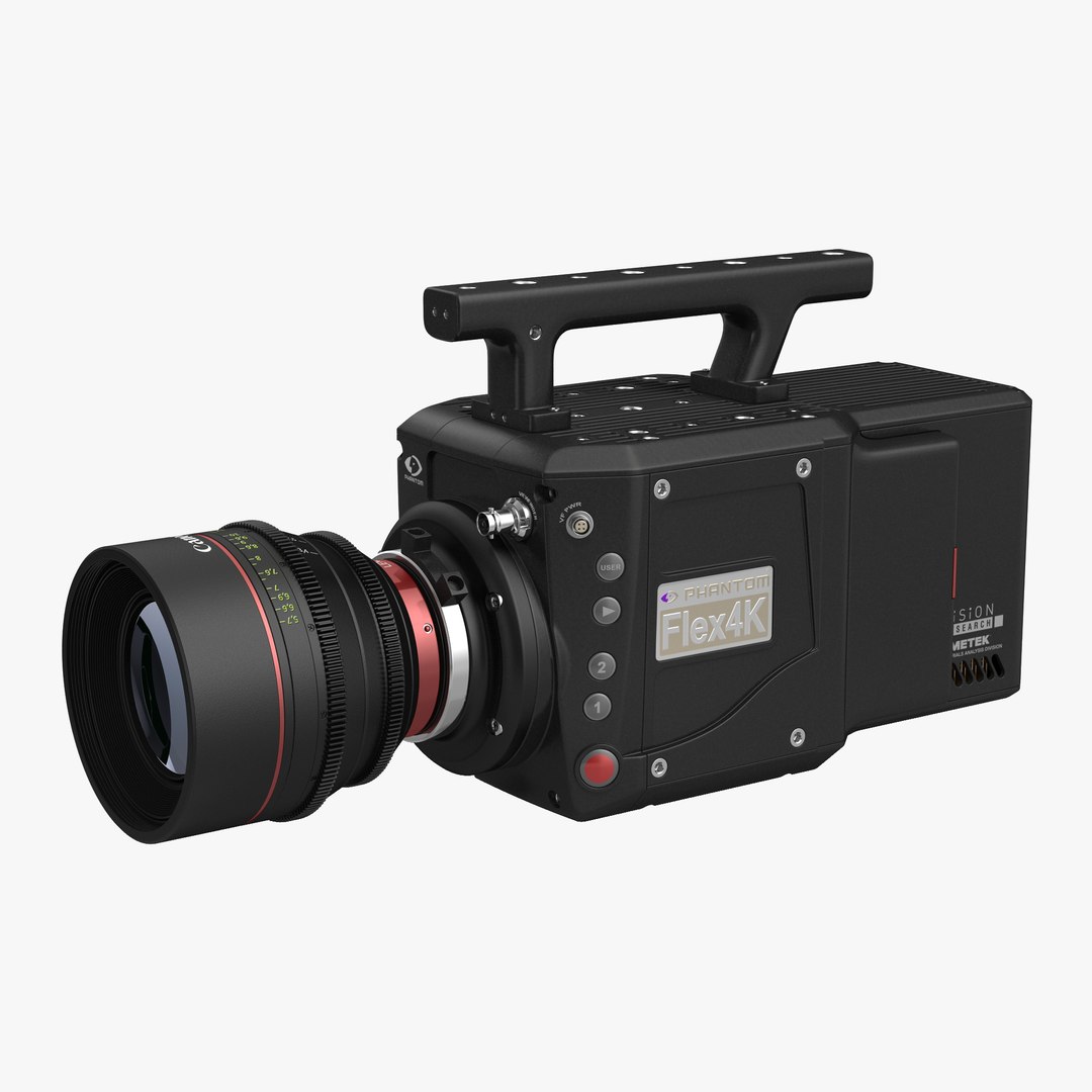 High Speed Digital Camera Phantom Flex4K 3D model preview