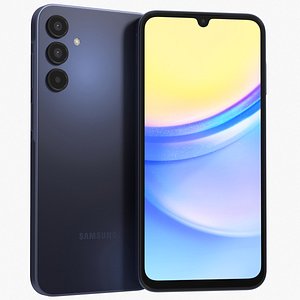 3D Samsung Galaxy A15 5G Black model