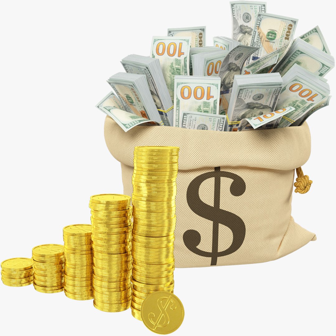 Money Bag and Coins Stacks Collection V3 model https://p.turbosquid.com/ts-thumb/EF/jJU2Tv/eq/mbacsc3_000/png/1662849423/1920x1080/fit_q87/fdf506248ca149ca554feb58860e6cb6ac76839d/mbacsc3_000.jpg