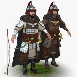 3D Genghis Khan V2 model