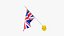 Coleção de bandeiras britânicas V1