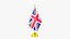 Coleção de bandeiras britânicas V1
