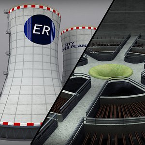 Cooling Tower Power Plant Interior