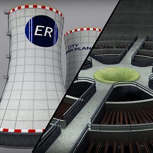 Cooling Tower Power Plant Interior