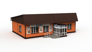 3D model Village shop