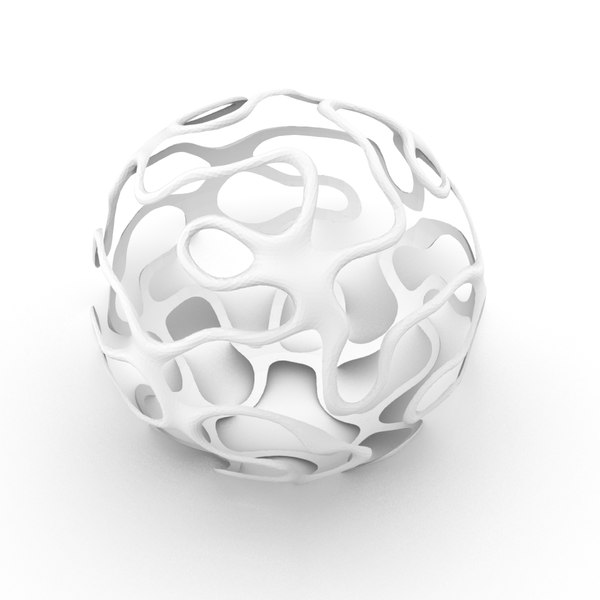 Organic Gyroid Shell 3D model - TurboSquid 1849277
