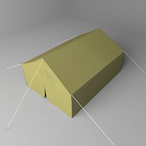 3D model wall tent