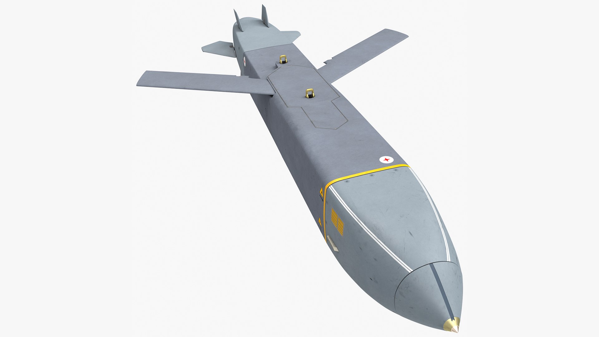 British French Air Launched Cruise Missile 3D model preview