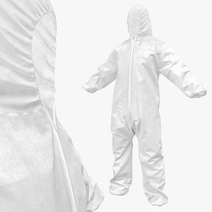 Protective Disposable Jumpsuit White