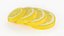 Tranches rondes de citron