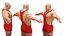Athlete Man in Red Leotard Rigged