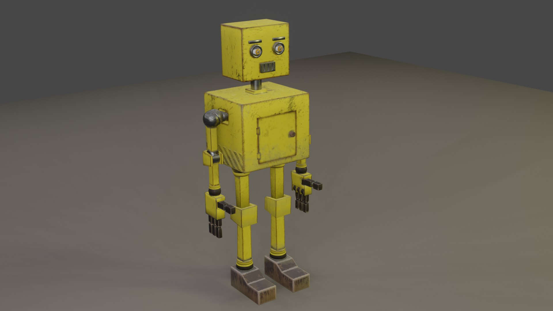 simple robot 3d