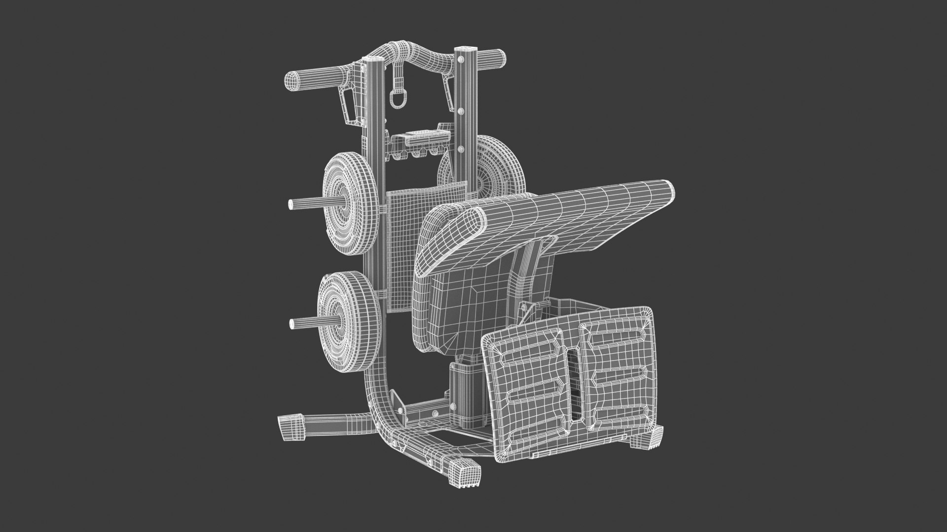 3D Bowflex Revolution Accessory Rack TurboSquid 1927857