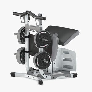 3D Bowflex Revolution Accessory Rack