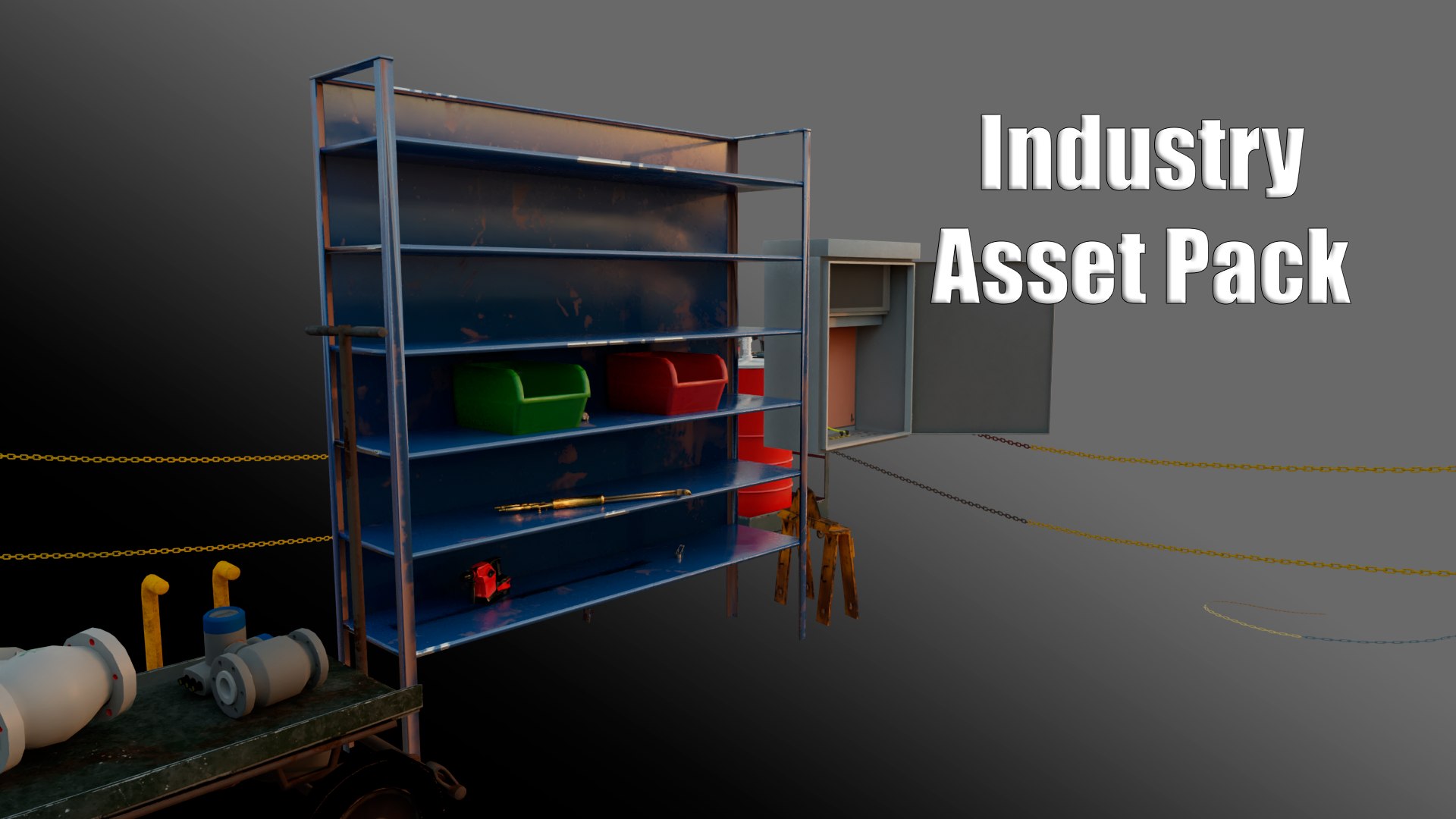 3D model Industrial Assets Pack - TurboSquid 2097380