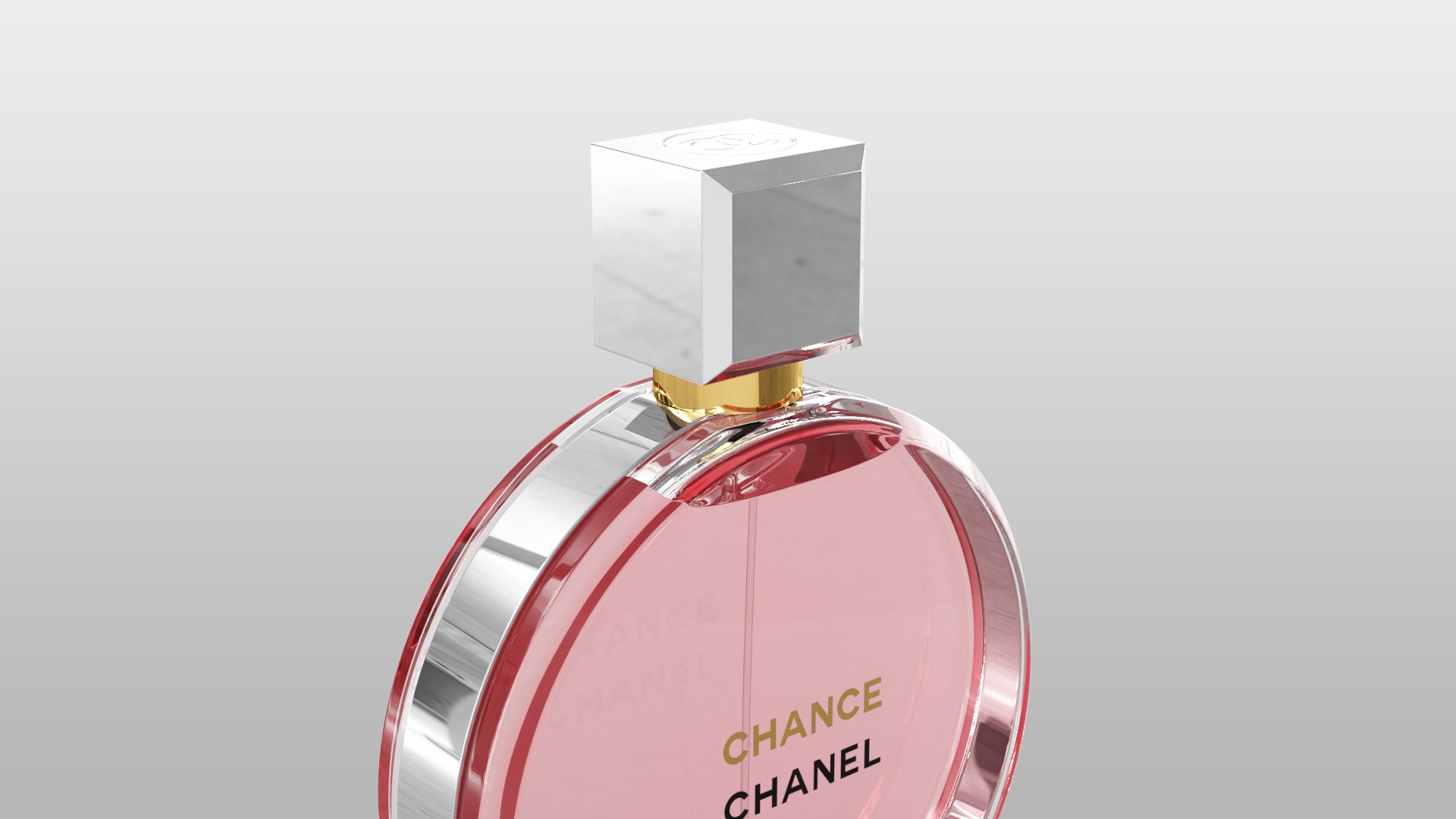 Chanel chance eau tendre 3D model - TurboSquid 1485573