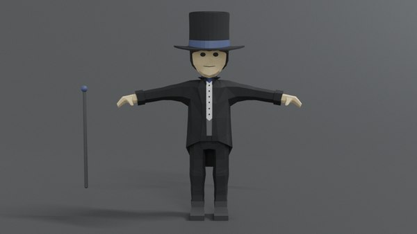 3d renderização de perfil de personagem masculino com cabelo castanho e  bigode usando chapéu de flanela