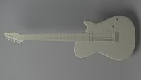 manson red glitter guitar
