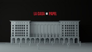 3D model casa papel