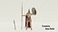 Male Spartan Warrior - 3D game ready character