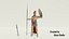 Male Spartan Warrior - 3D game ready character