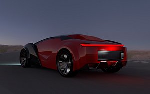 3D Future car model