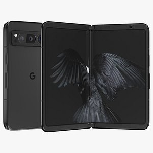 Google Pixel Fold Obsidian 3D model