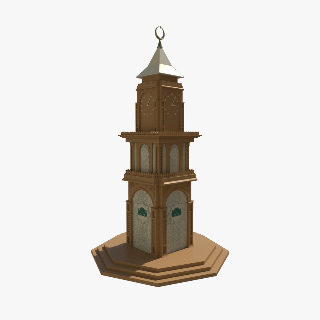 Clock tower 3D TurboSquid 1971253