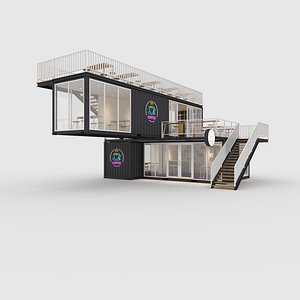 Container Cafe 8 model